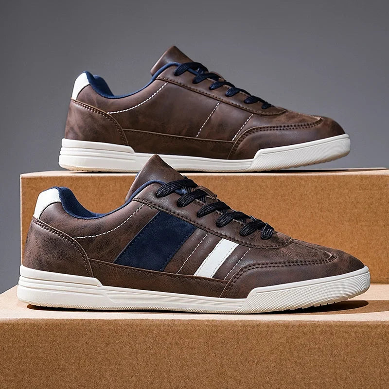 Massimo, zapatillas urbanas para hombre en marrón