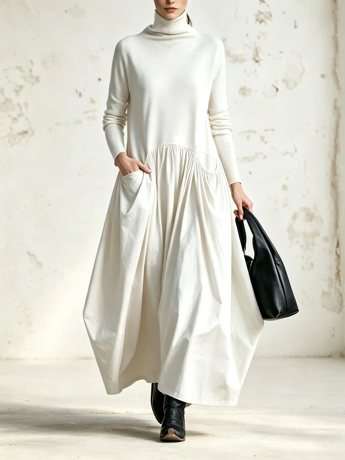 Vestido Clara en blanco
