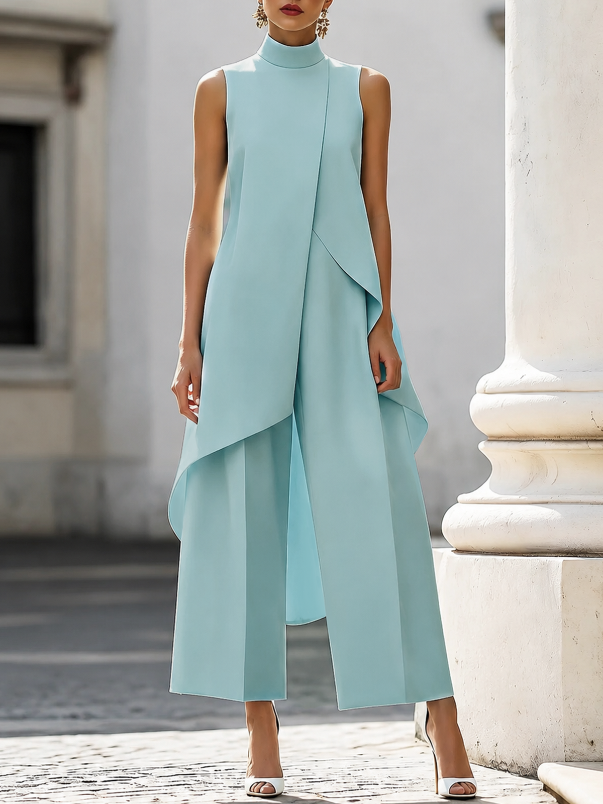 Conjunto Céline en azul agua